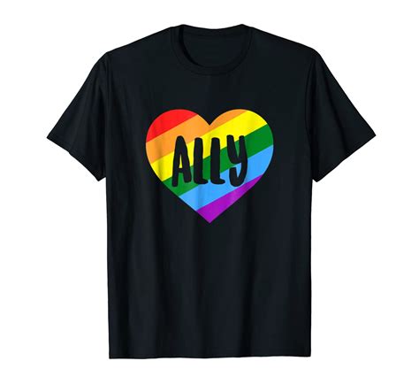 Our shirts are made from high-quality materials, ensuring durability and comfort. . Lgbtq ally shirt